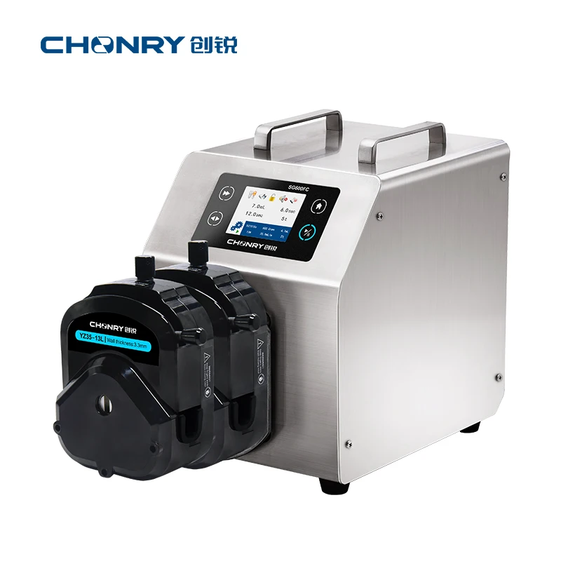 SG600FC laboratory peristaltic pump price standard type peristaltic pump peristaltic pump semi-automatic liquid vial filler