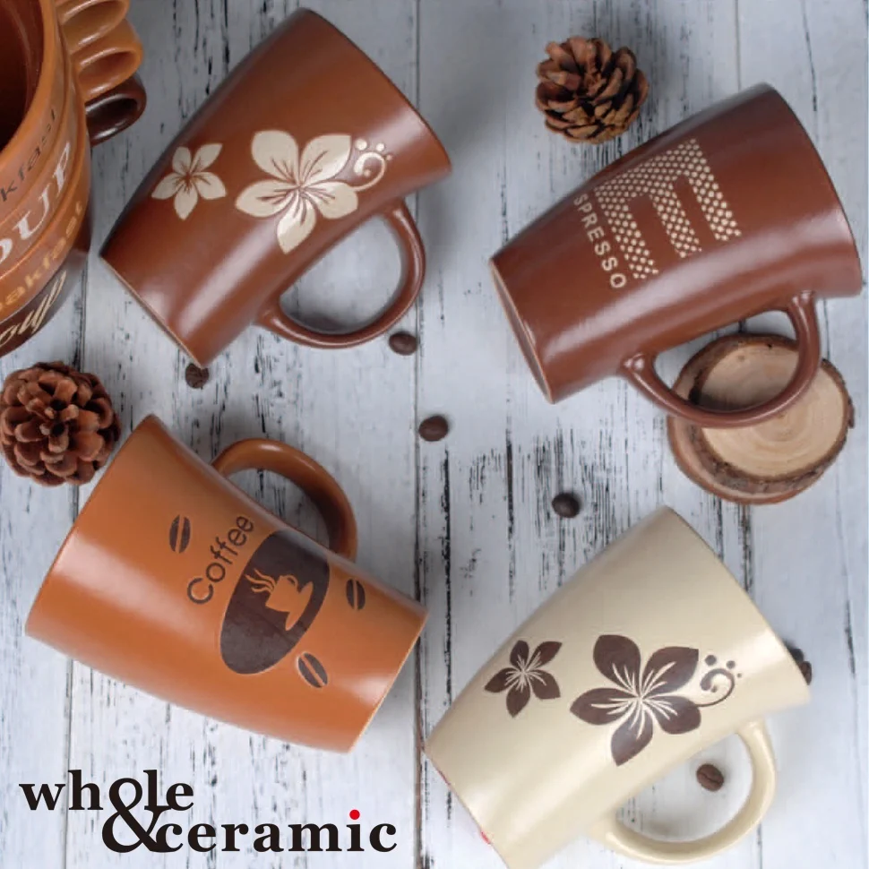 Поставщик керамических изделий, винтажная грубая керамика, свадебные кофейные кружки, оптовая продажа, дешевые керамические чашки и блюдце