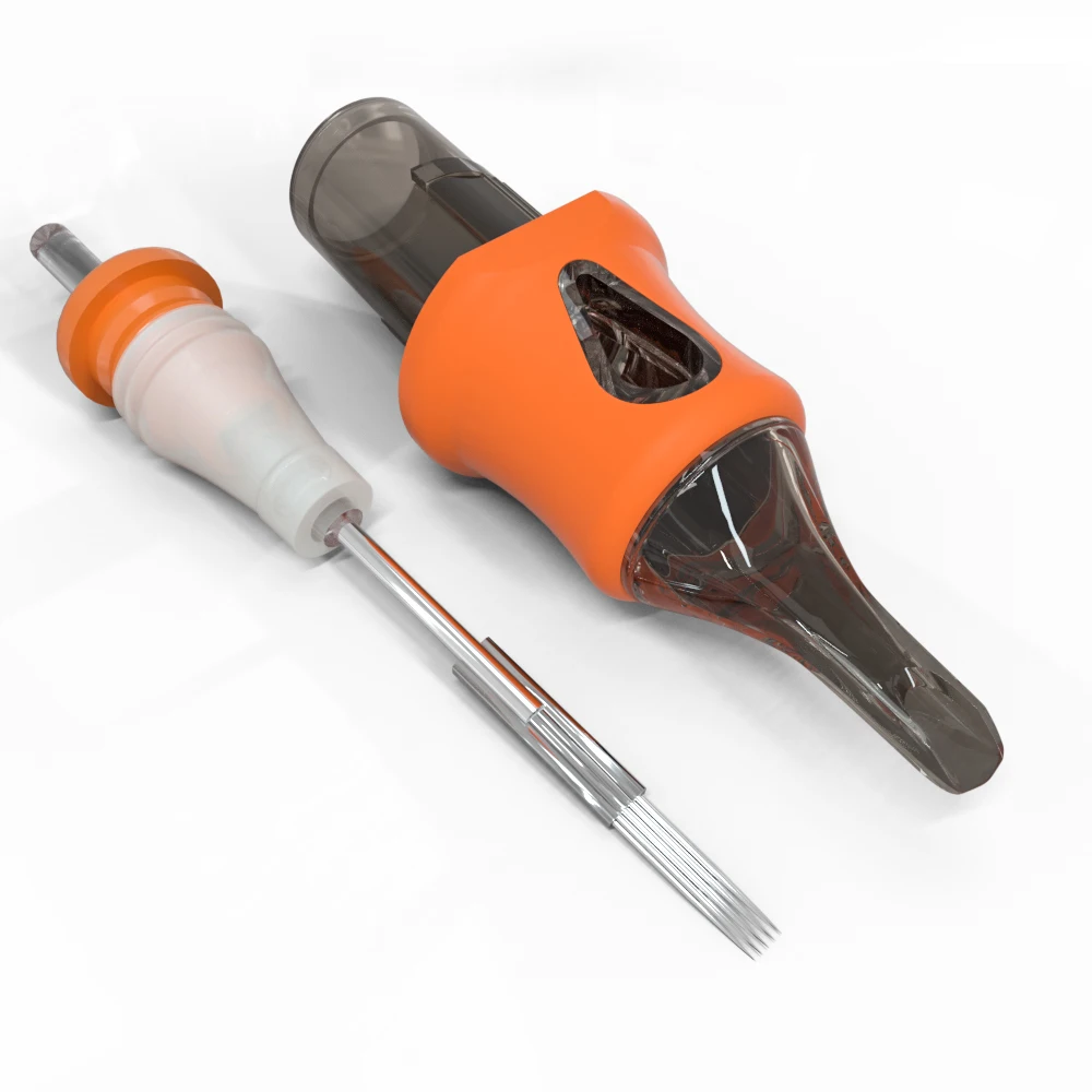 Factory hot selling Permanent 3RS RM M1 RL disposable tattoo cartridge needle with membrane E. O. Gas