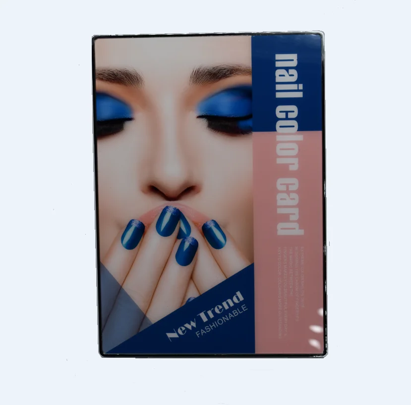 Nail book 300 color For DIY Nails Polish UV Gel Color Card Board Salon Tools Showing Shelf