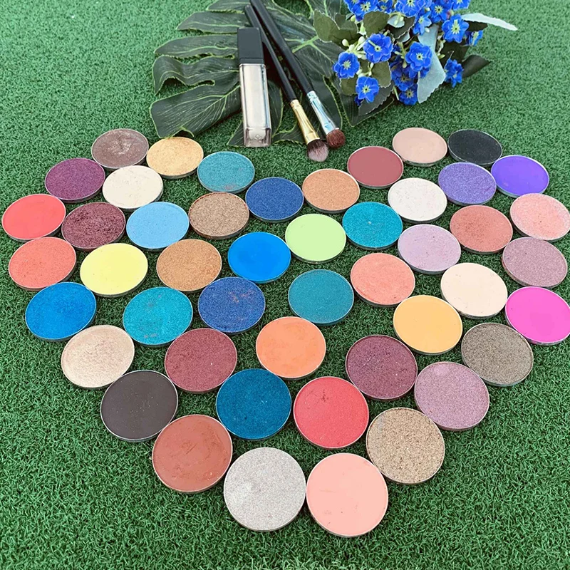  Diy high pigmented custom 10 цветов круглая форма тени для век Палитра с
