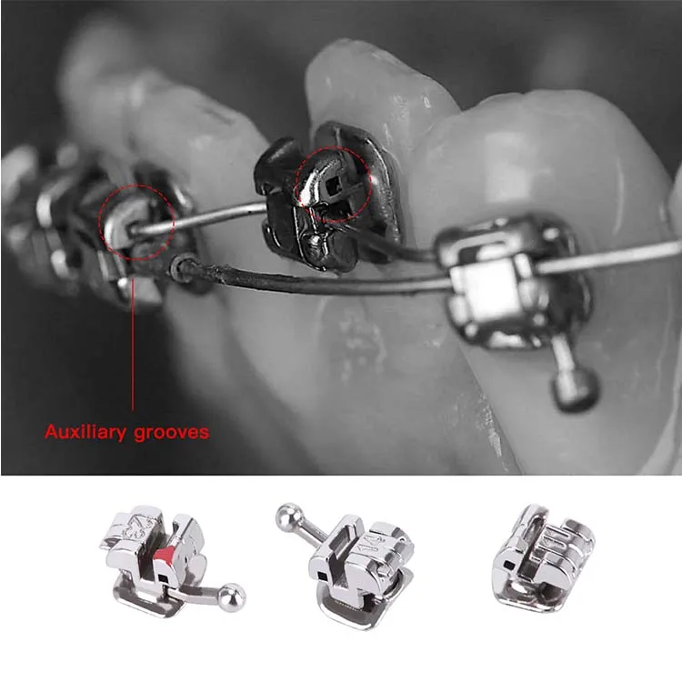 Dental Orthodontics bracket Case Teeth Braces Standard Torquing Self ligating Roth Brackets
