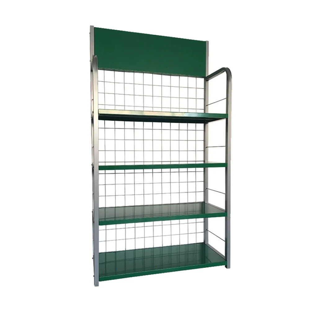 Customized engine oil display shelves, lubricating oil rack, automotive parts iron display stand
