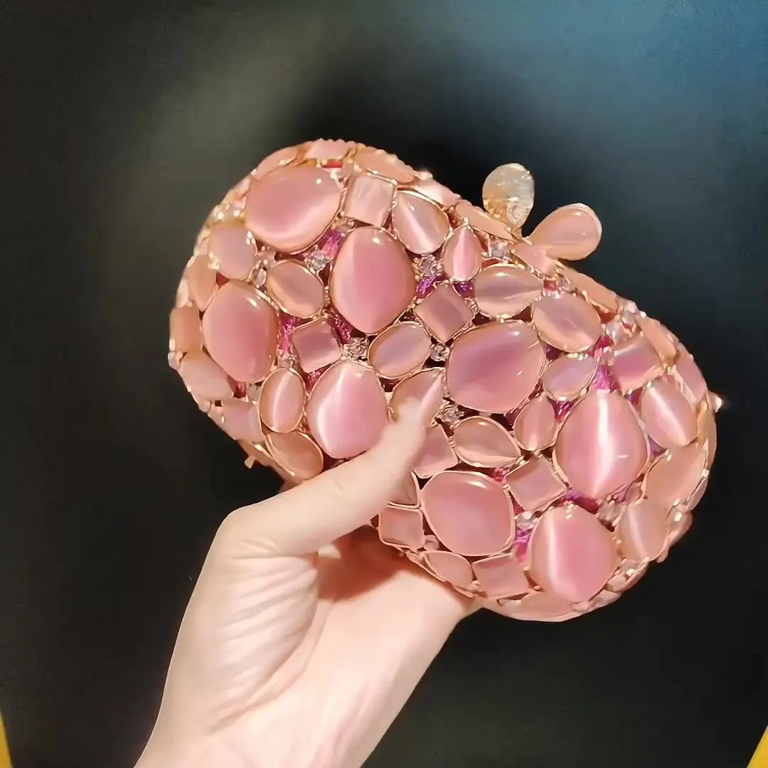 Wedding handbags for women clutch evening bags wholesales luxury ladies dinner purse fashion rhinestone luxury woman clutch bag