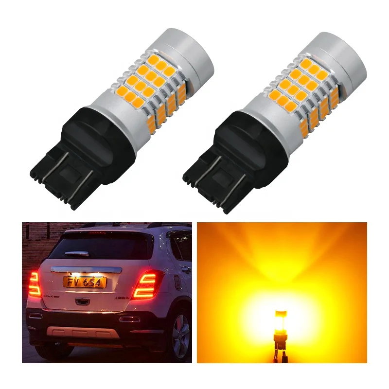 Автомобильные светодиодные дневные ходовые огни T20 W21W 7440 BA15S BAU15S 1156 2835 указатели поворота стояночные стоп-сигналы