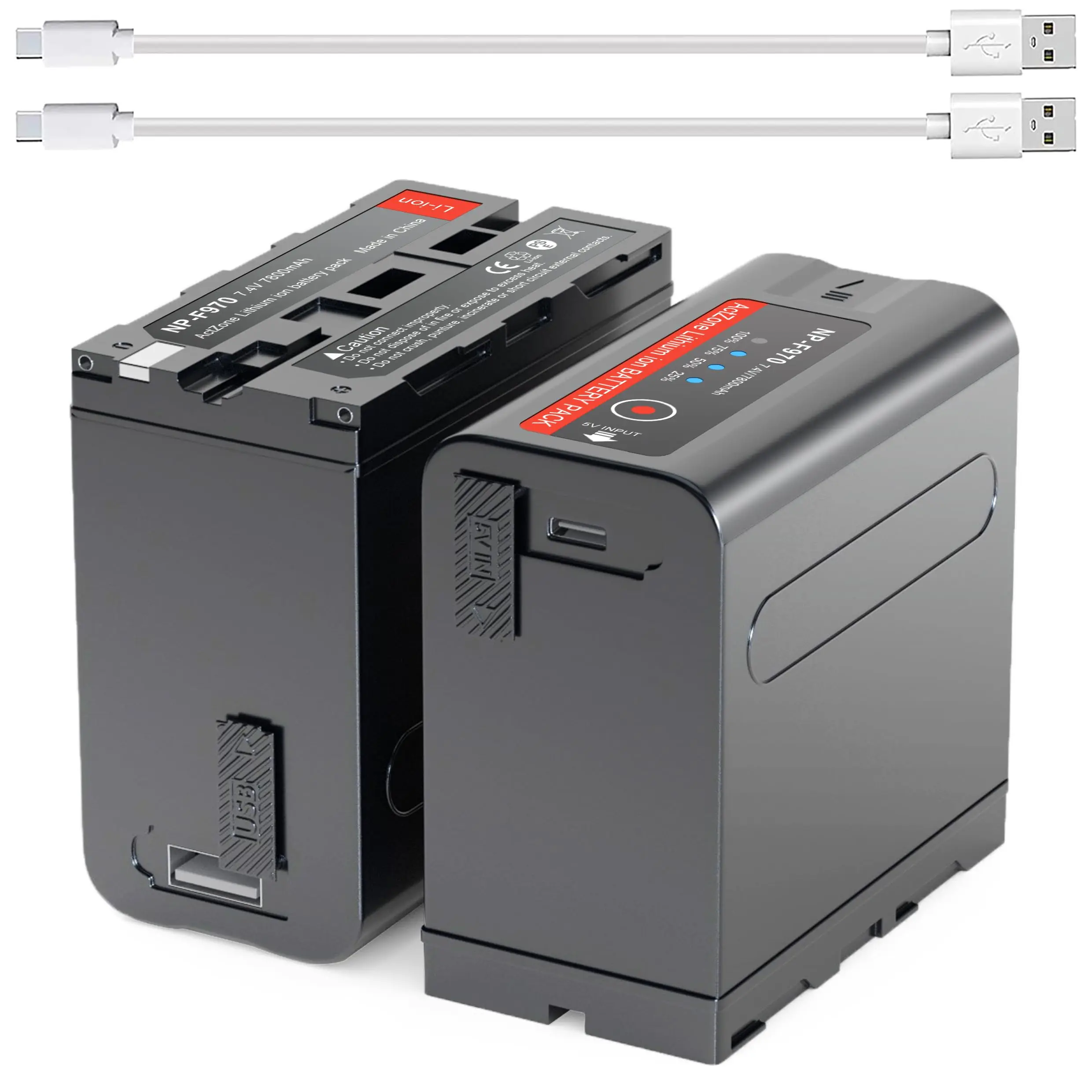 NP-F970 литий-ионная сверхвысокая емкость 7800mah перезаряжаемая аккумуляторная батарея для камеры 7 4 В