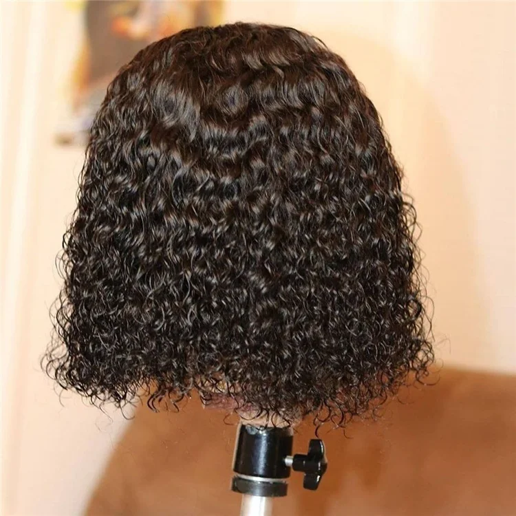 
Deep Wave Wholesale Peruvain Raw Virgin Hair Free Shipping Long Lace Front Human Hair Wig 