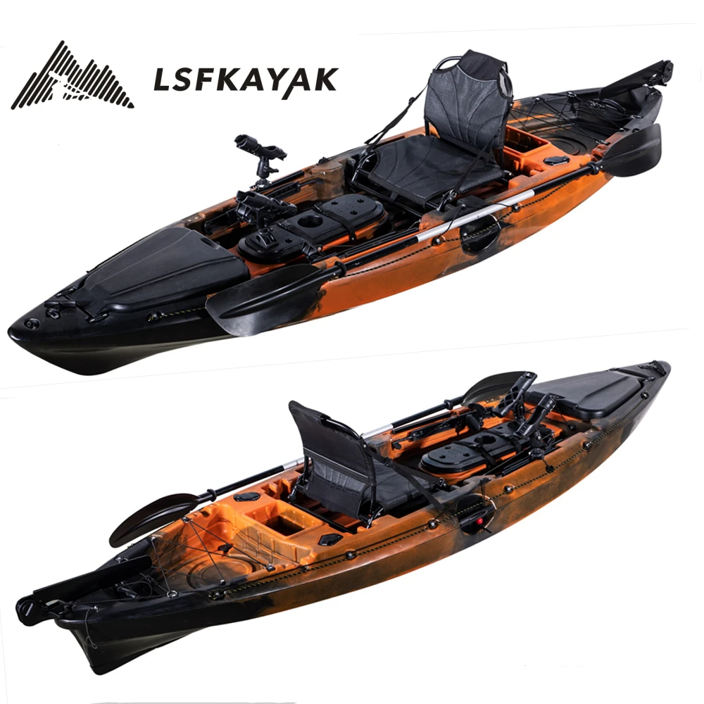 LSF Fishing Boat Kayak Canoe With Paddle and Accessories