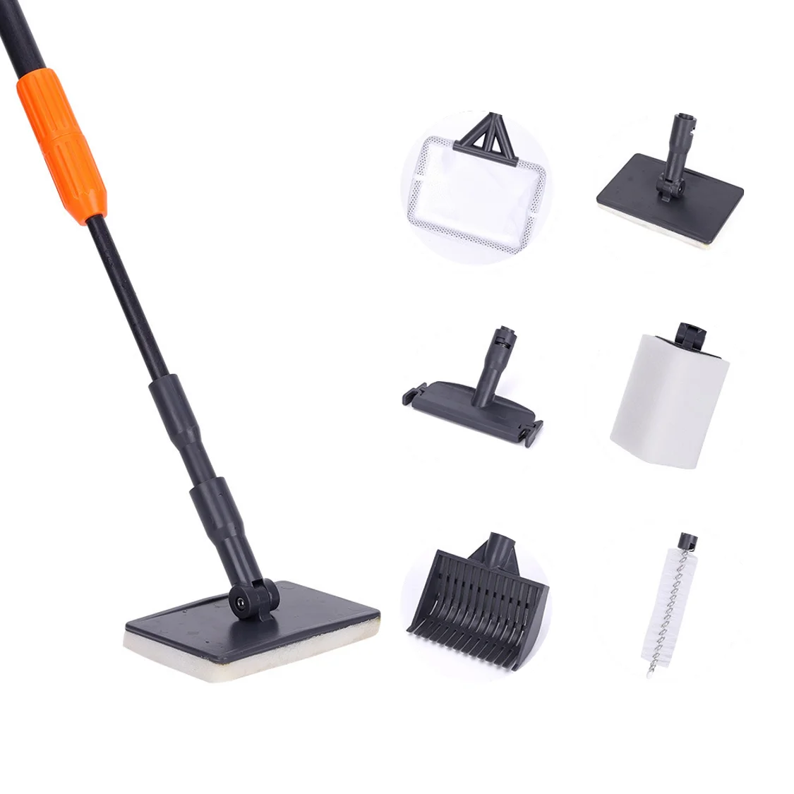 Набор инструментов для чистки аквариума рыболовная сеть очиститель гравия 6 в 1 легкие аквариумы и аксессуары пластиковая коробка бетты