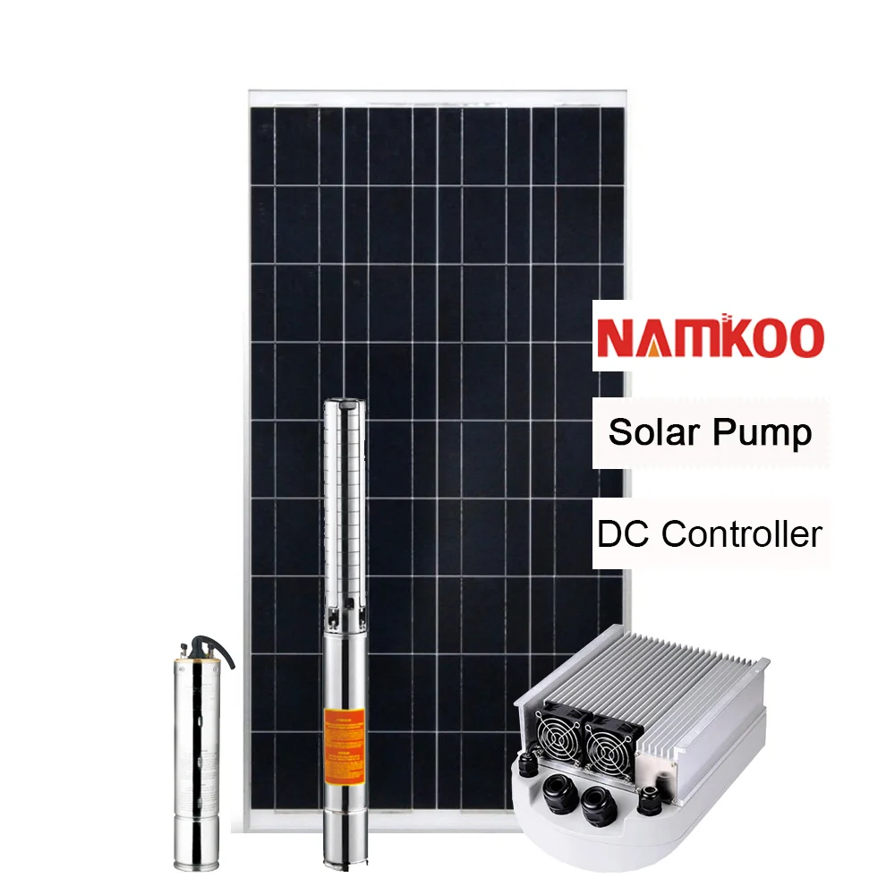 Namkoo заводская цена dc погружной водяной насос 3 кВт солнечный насос 3hp Солнечный оросительный насос