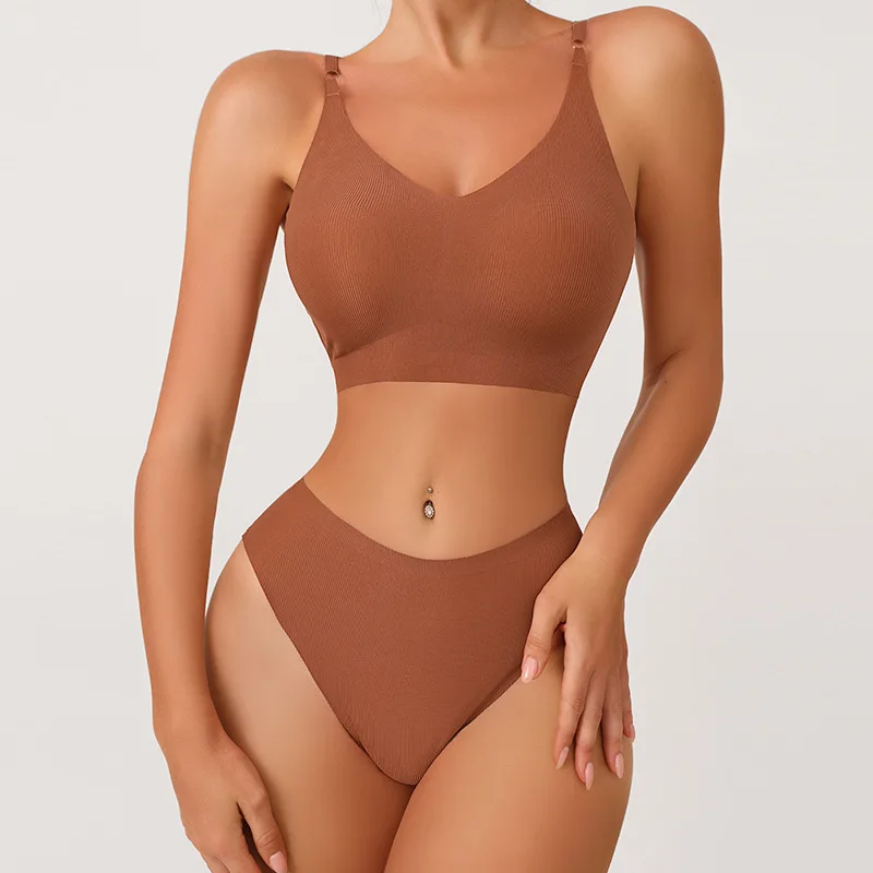 2021 wholesale Breathable Panty and Bra underwear Female Embroidery mesh black see though Women Bra Set