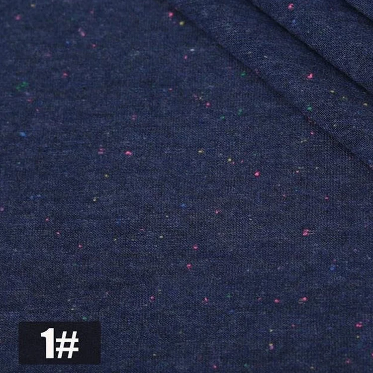 
 Трикотажная Радужная точка с конфетти, французская махровая петля с лайкрой, спандексом 280gsm  