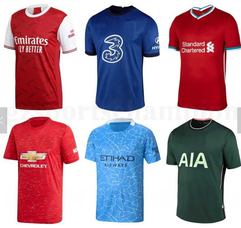 
2021 Real Thailand Quality Soccer uniform hazard Jersey soccer wear paris football print name shirts 