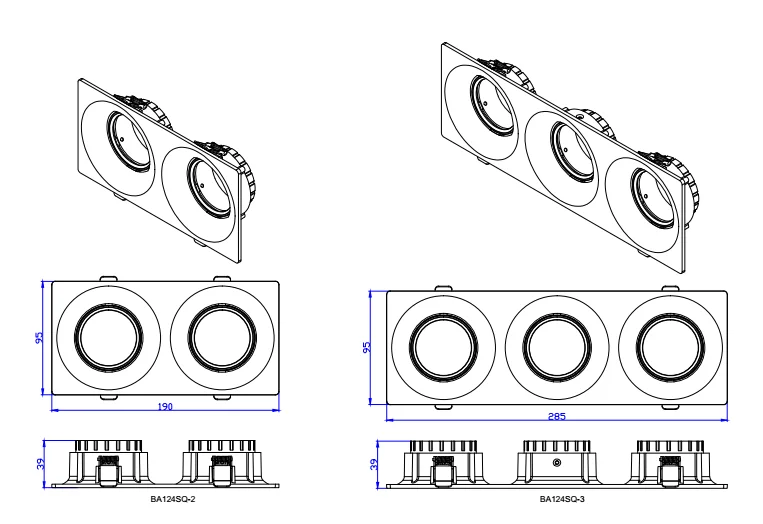 2020 hot sell   mr16 spot ceiling fitting  GU10 ceiling light fixture spotlight aluminum