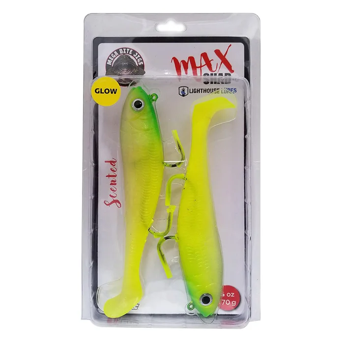 Clear PET clam shell blister pack fishing lure packaging