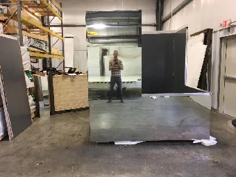 3MM 4MM 5MM 6MM-15MM High quality Aluminum Composite Panel/ACP/PVDF/ACM/aluminum composite material Siver or Mirror Alucobond