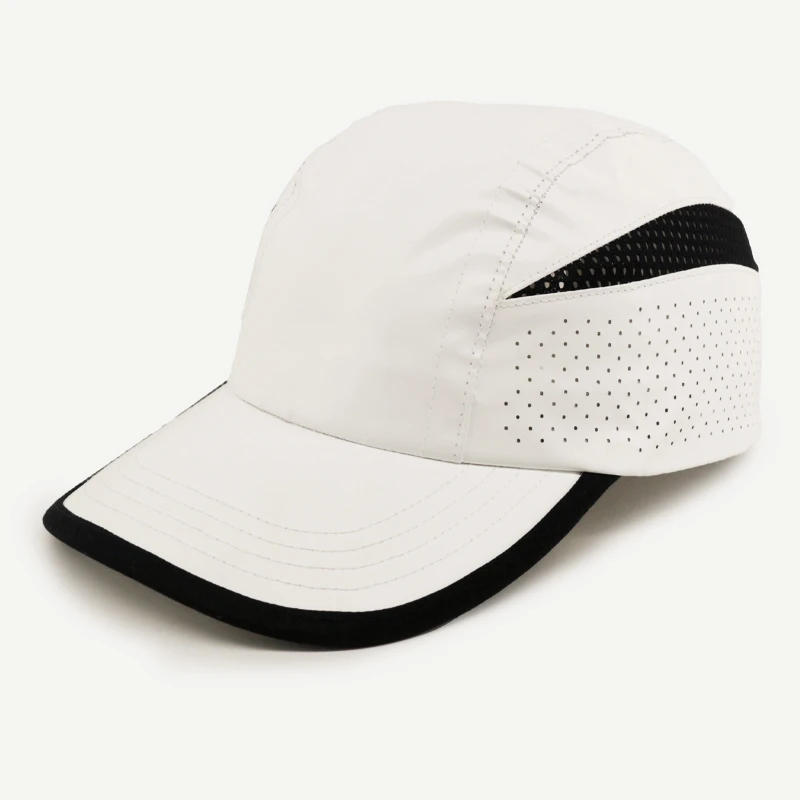 custom polyester mesh quick dry lightweight breathable running hat sport cap