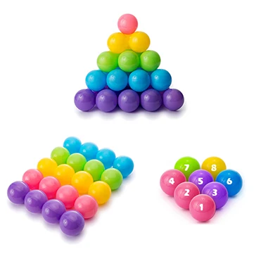 christmas rubber inflatable  bumper Plastic Ocean ball colorful ball swim pit pool toy blue pit for people