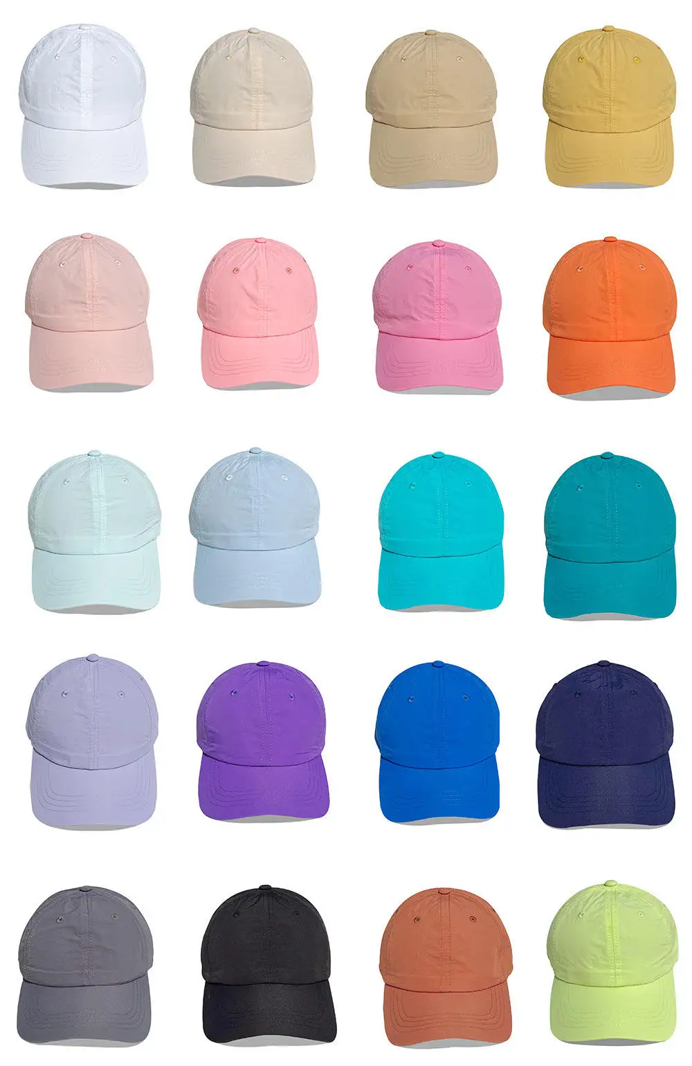 Wholesale Adjustable Quick drying Custom 6 Panel Dad Hat Embroidered logo Dad Hat Custom Baseball Caps Sports Hats