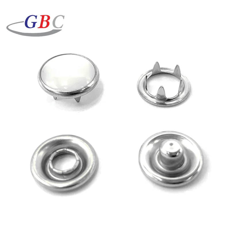 Brass Pearl Prong Snap Buttons For Baby Cloth
