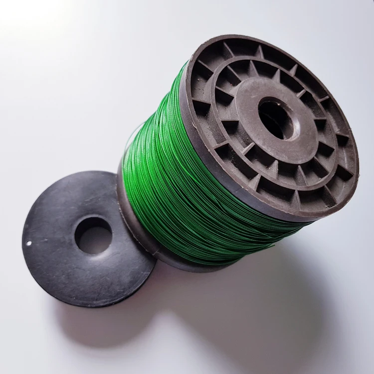0.6 1mm diameter green black red color  plastic coated stainless wires roll for meters