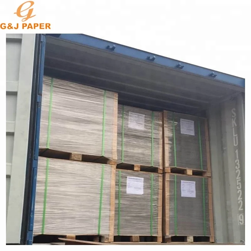 230gsm 250gsm 300gsm 350gsm 400gsm Coated White Duplex Board with Grey Back in sheets