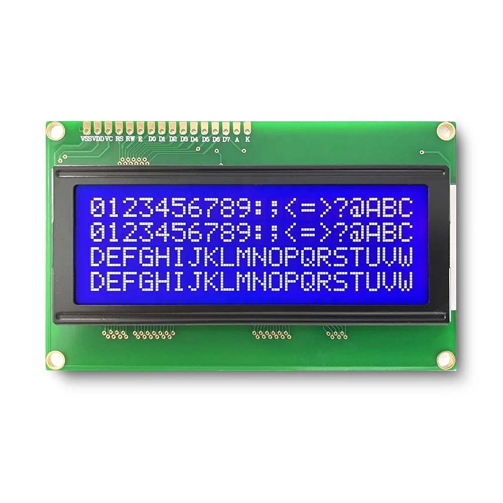 16 контактный кабель 20x4 SPI/I2C/параллельный интерфейс персонажа 2004 Монохромный ЖК-дисплей