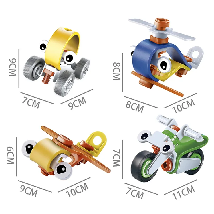 
Shantou Hanye Intelligent DIY Assemble Toys Plastic Developing Flexible Model Building Blocks For Kids 