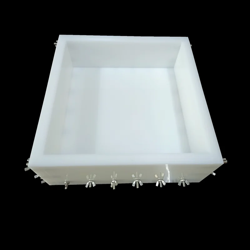 Large Rectangular Resin Mould Removable Screw Craft Epoxy HDPE Resin Mold