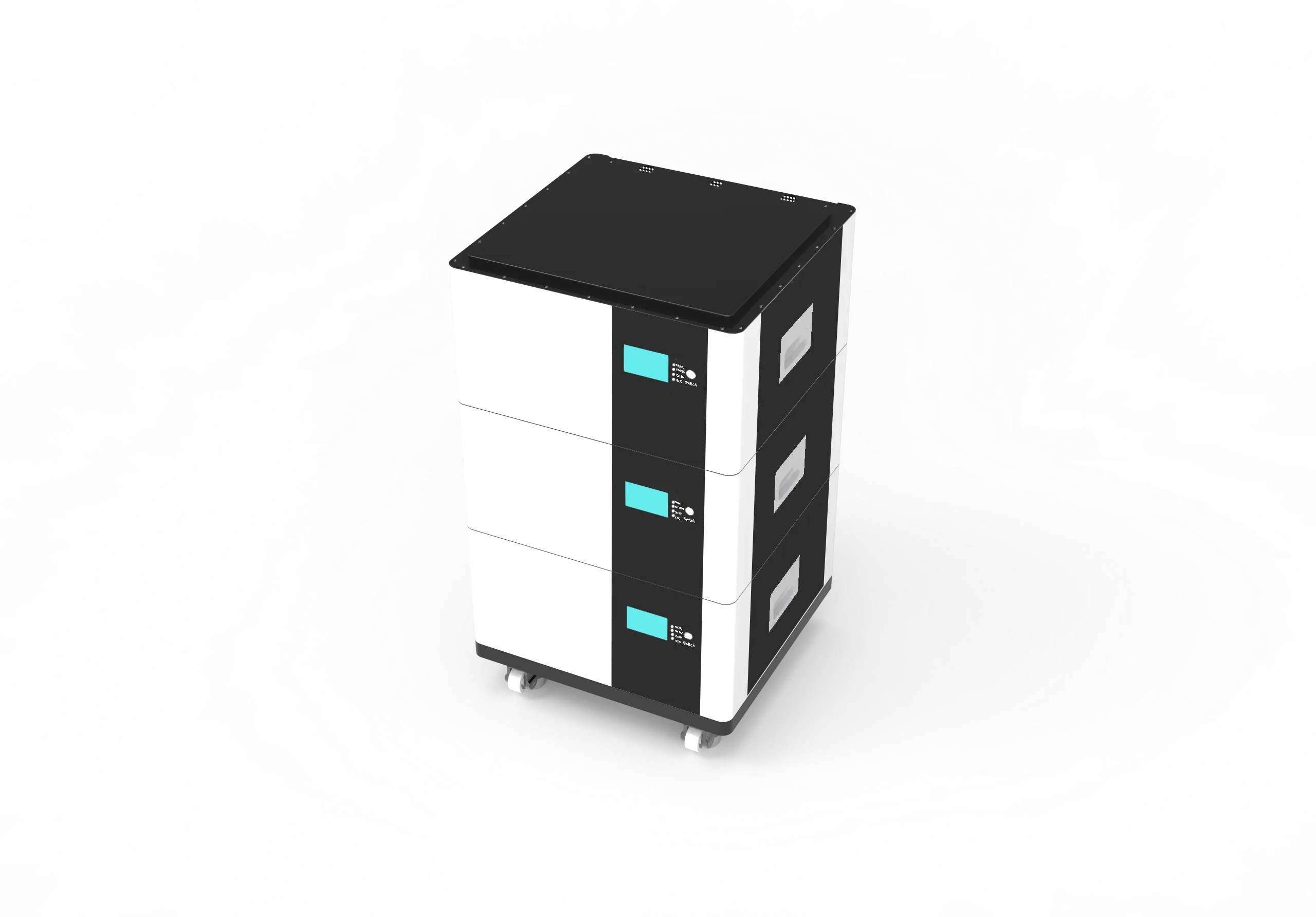 Home Solar Power System Stackable Modular  48v 10kwh 20kwh 30kwh Lithium Ion Lifepo4 Solar Battery Pack