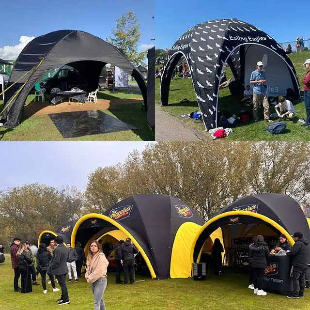 CATC Custom Logo Inflatable Airframe Tent Blow Up Camping Outdoor Event Multi-functional Glamping Canopy Tent