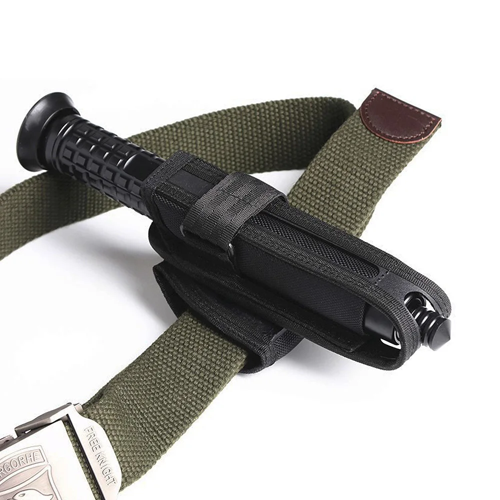 360-degree rotating baton holster Outdoor Tactical Self-Defense Safety Survival kit camouflage telescopic stick case sleeve