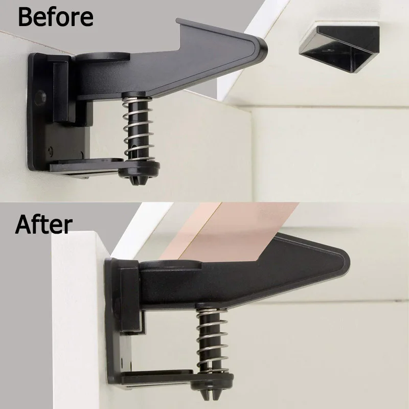 Новый дизайн, скрытый замок безопасности для детского шкафа, дверные замки