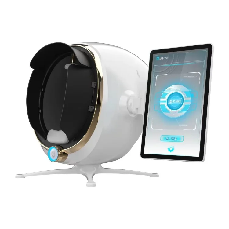 36 Million HD Pixels AI Skin Analyzer Machine 3D Magic Mirror Facial Scanner Tester Face Skin Diagnostics Equipment With Ipad