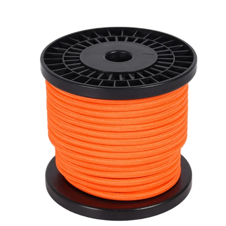 DeTong Colorful PVC Insulated 0.5mm 0.75mm 1.0mm Bare Copper Lamp Lighting Braided Electric Wire