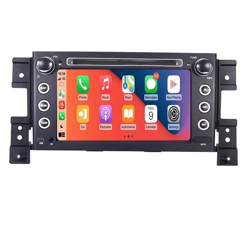 Заводская цена Android 11 радио gps dvd для suzuki grand vitara Wifi 3G BT SD OBD Mirror Can bus Управление рулевым