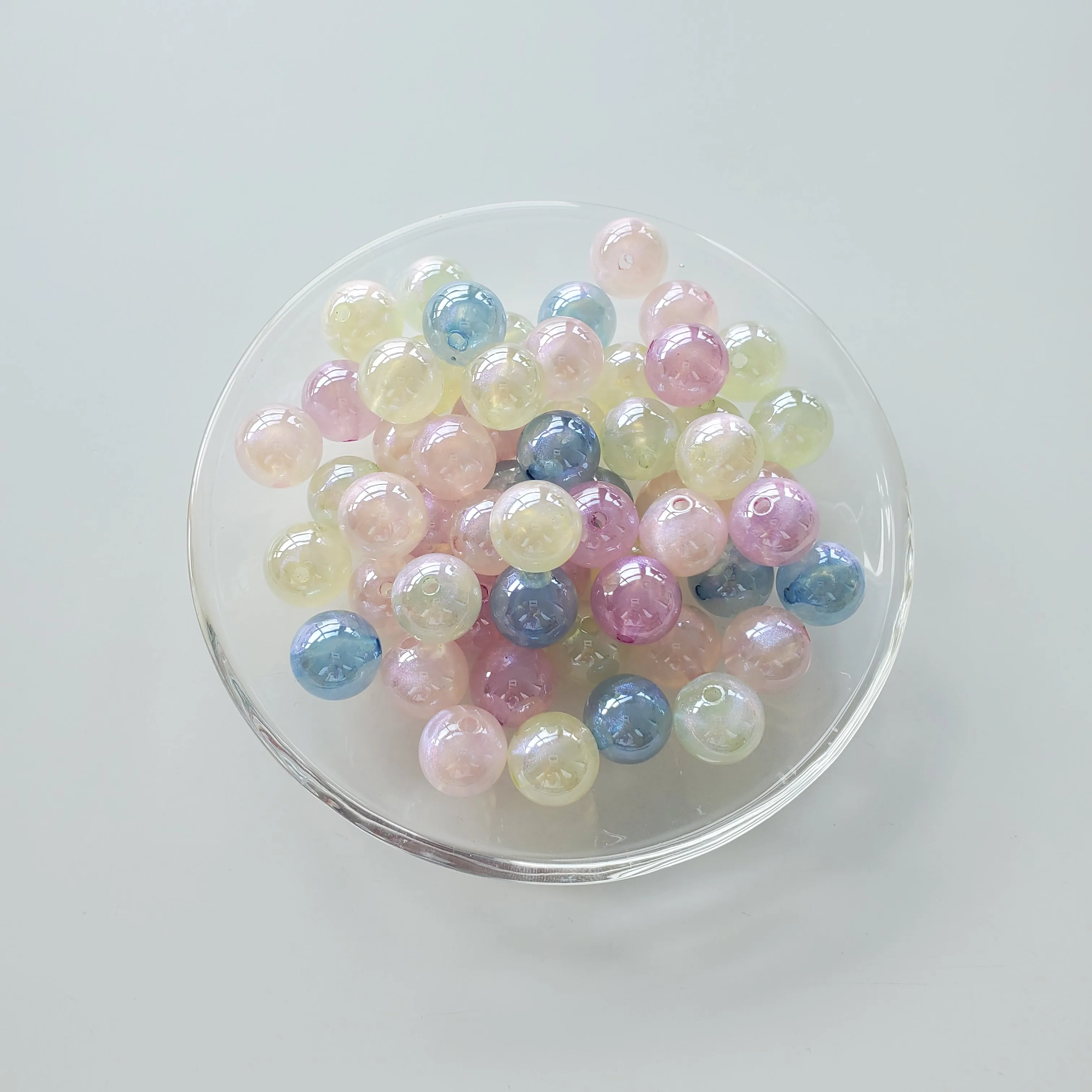Beading Supplier China Round Bubblegum Beads 14/16mm Straight Hole  Bubble Gum Round Beads For Girls Jewelry Making
