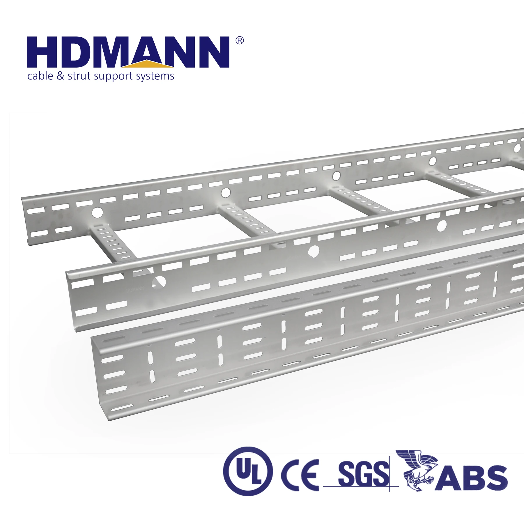 Stainless Steel Cable Tray / Return Flange Cable Tray