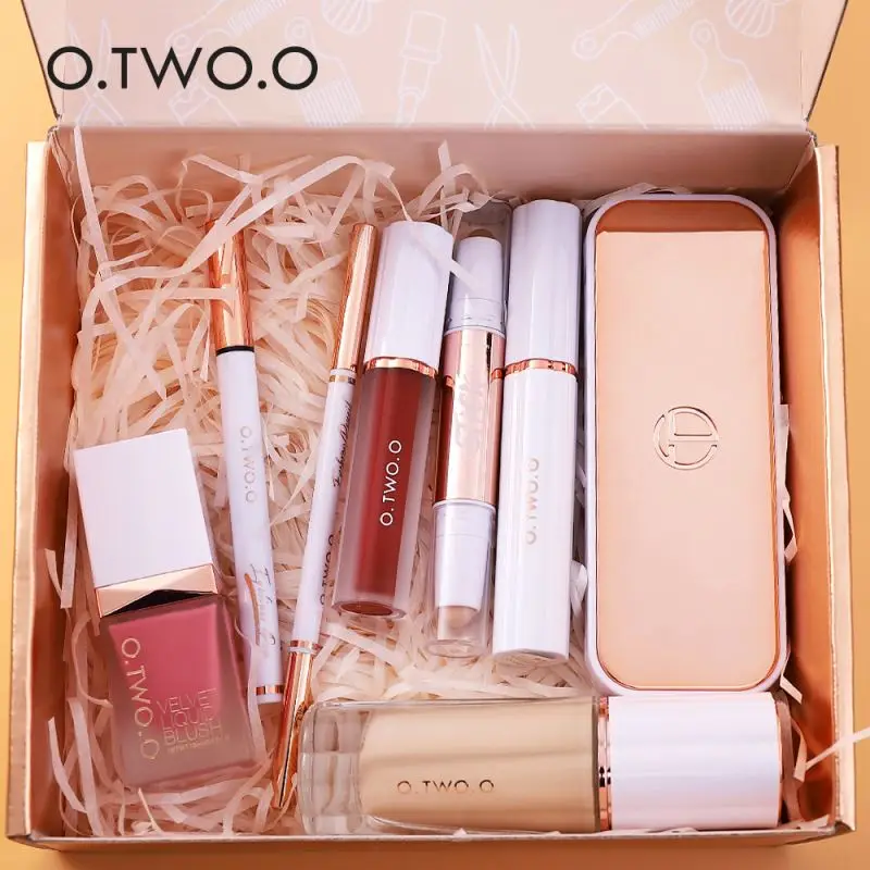 O.TWO. O Makeup Cosmetic Sets Powder Face Make up Set Eye Shadow Lipstick Kit
