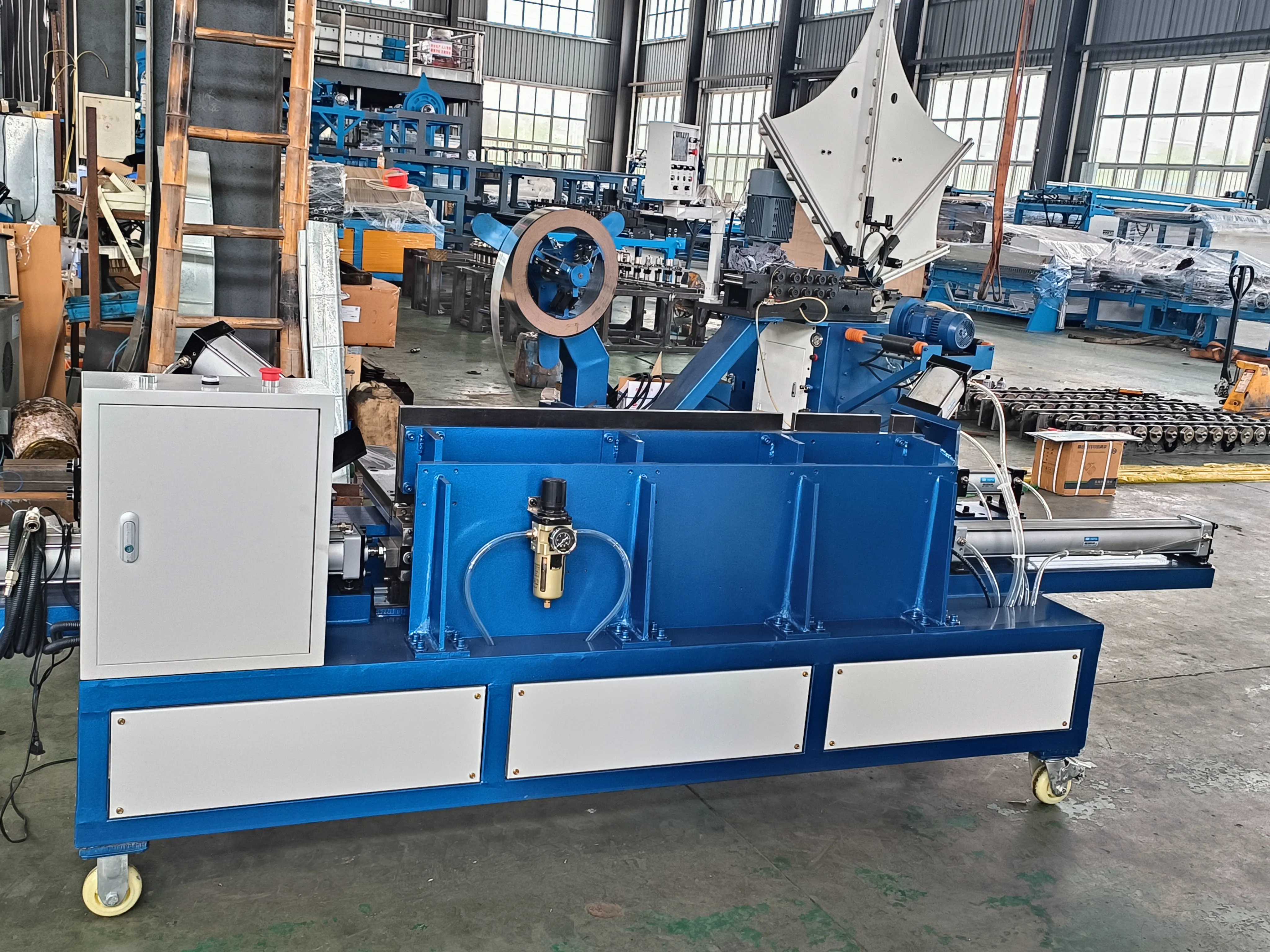 Steel duct pittsburgh seam closer pneumatic seam closer Air Duct Lock Seam Closing Machine