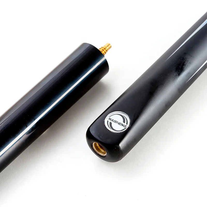 High Cost-effective Ash Wood 3/4 Jointed Billiard Cue Stick with extension handle screw hole 10mm-Tip Pool Snooker Cue