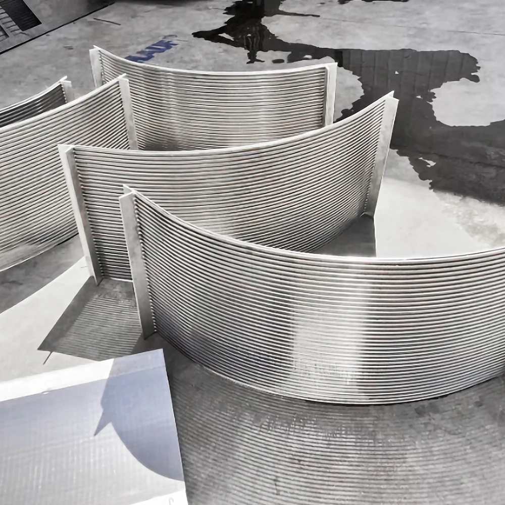 High Efficiency Arc Screen Plate Filter Stainless Steel Curved Wedge Wire Industrial Filtration Equipment
