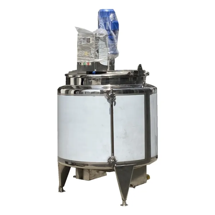 100-2000L Stainless steel double layer chocolate Melting heating mixing tank