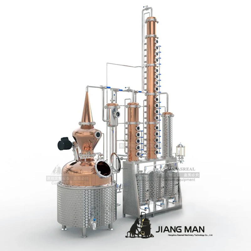 distillery machine copper-200l alcohol copper vodka alcohol 96% distiler