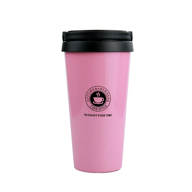500ml Double Wall Stainless Steel Vacuum Flasks Car Thermo cup Coffee Tea Cup Travel Mug Business Thermos Bottle Thermos Tumbler