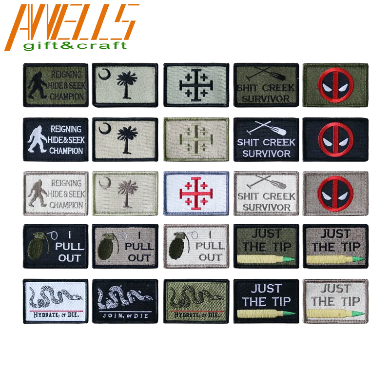 2x3 дюйма, тактический фонарь с 100% вышитые с застежкой-липучкой пиратский флаг 1776 Patriot Тактический Патч