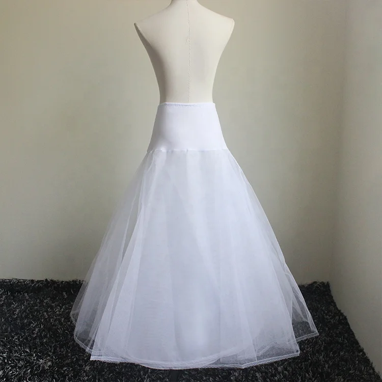 Hot sale top quality under wear underskirt puffy with 3 hoops ball gown Wedding dress crinoline petticoat