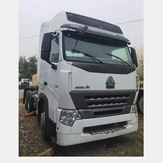 used sinotruk Howo A7 tractor truck 6x4 375HP 10 wheels