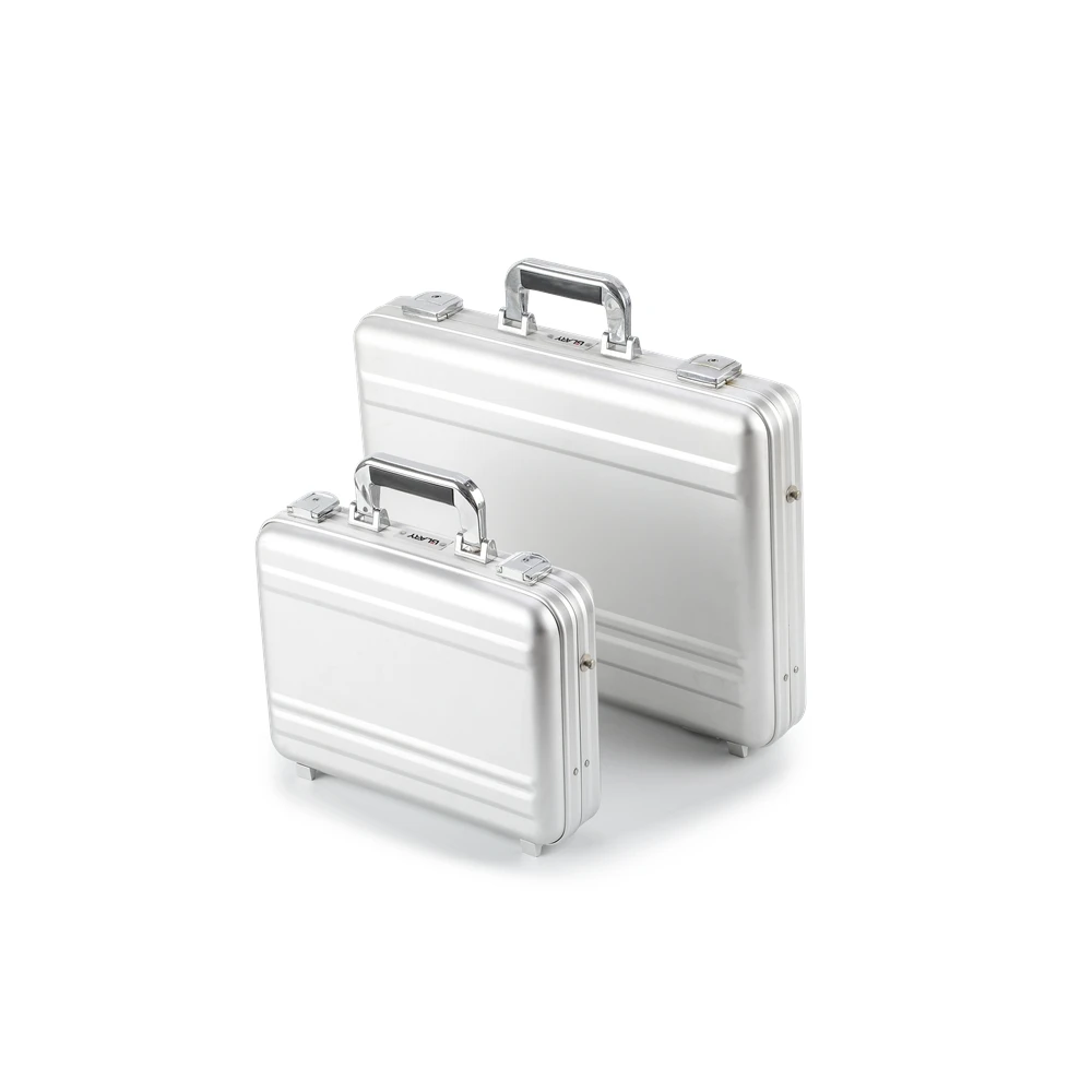 Glary  Compact Aluminum BriefCase *CLEARANCE*  Hard Sided  Lawyer Briefcase James Bond