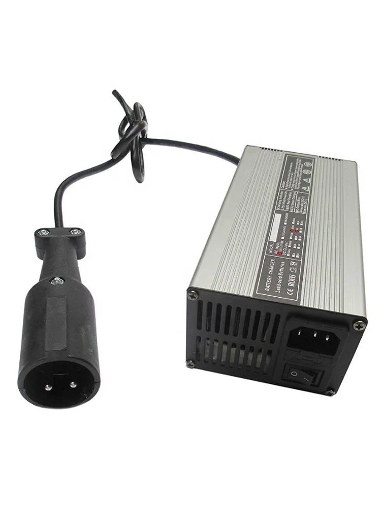 Зарядное устройство для гольф-мобиля, 48 В, 5 А, свинцово-Кислотное зарядное устройство Lifepo4 для аккумуляторов, автомобильное зарядное устройство для гольф-клуба с 3-контактным круглым разъемом для 58,4 в, 58,8 в